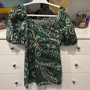 Sea NY Women’s Charlough dress, Green color, size 6